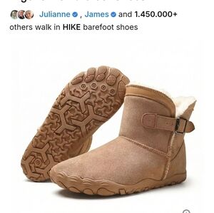 HIKE FOOTWEAR - Cozely - Women's Fur-Lined & Ergonomic Barefoot Shoes